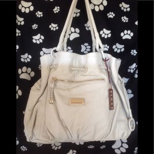 ISABELLA FIORE - BONE LEATHER BAG